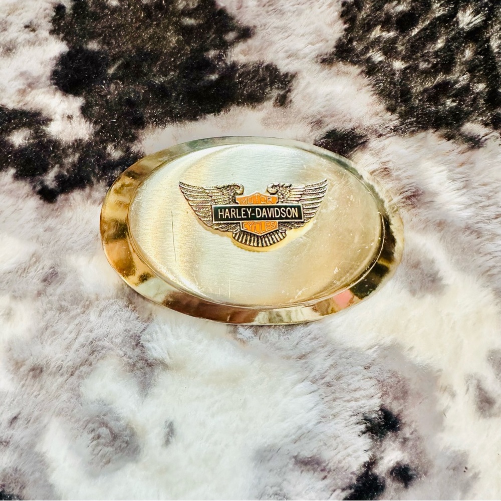 Vintage Harley Davidson belt buckle